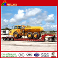 3 Axles 13m/18m Length 60tons Gooseneck Lowbed Semi Trailer